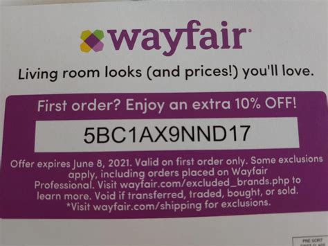 Average Savings. . Reddit wayfair coupon code